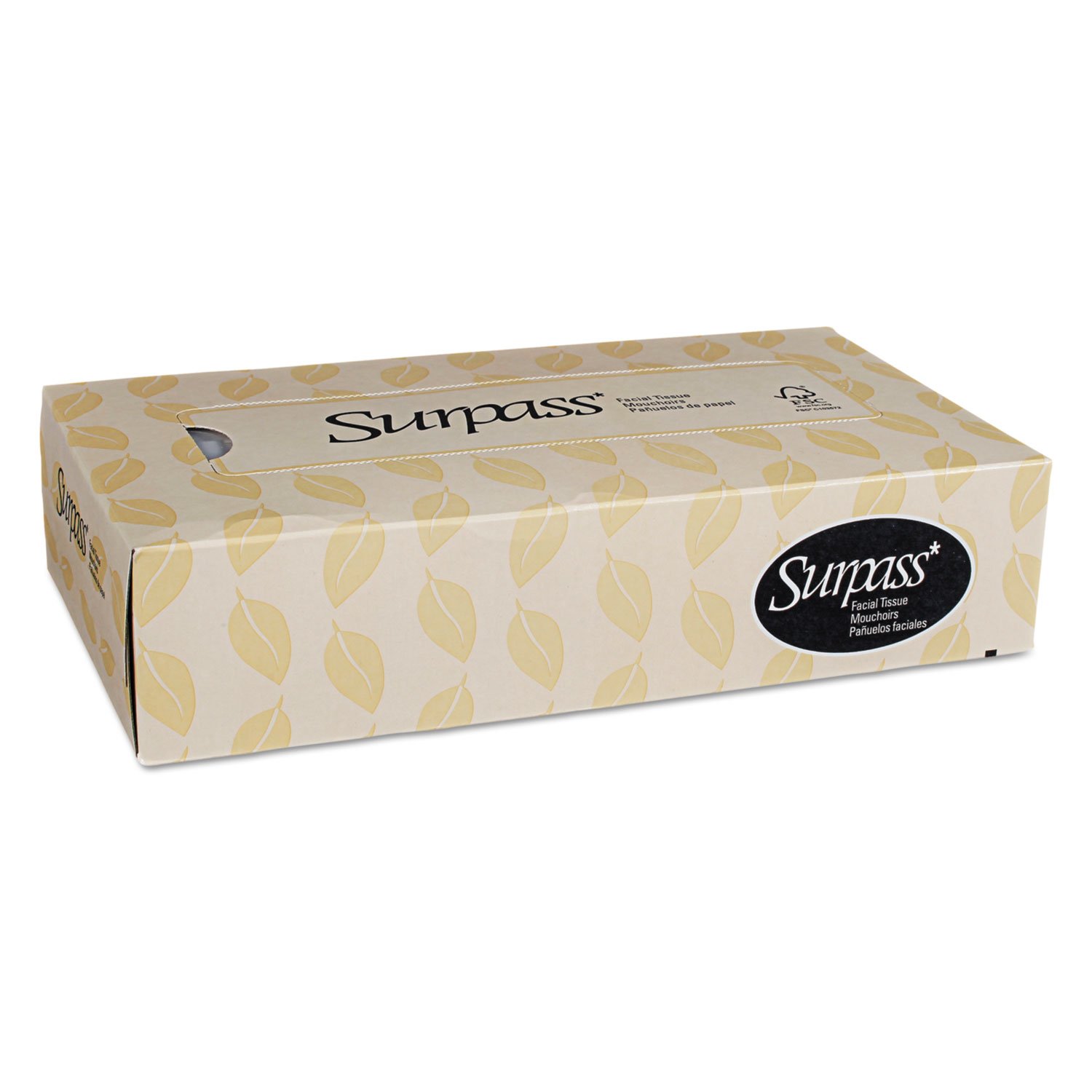 Amazon.com: Surpass 21340 Facial Tissue, 2-Ply, Flat Box, 100/Box